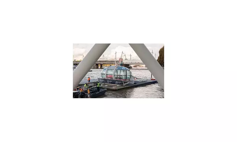 London Eye Capsule Takes Surprise River Thames Dip During Major Anniversary Refurbishment