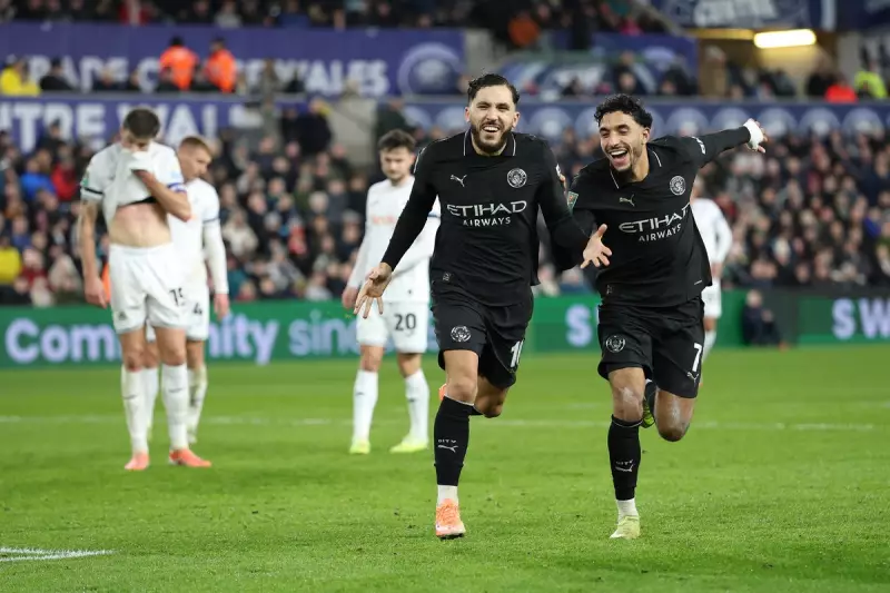 Manchester City Survive Swansea Scare in Dramatic Carabao Cup Comeback