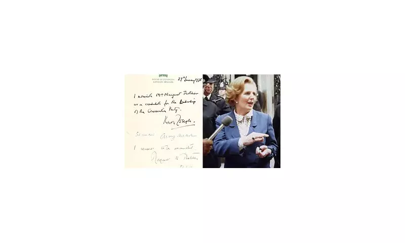 Margaret Thatcher's Garage Declaration: Historic Nomination Papers Reveal Humble Beginnings of Britain's First Female PM
