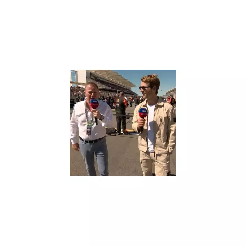 Martin Brundle's USGP Grid Walk Chaos: Glen Powell Dodges F1 Interview