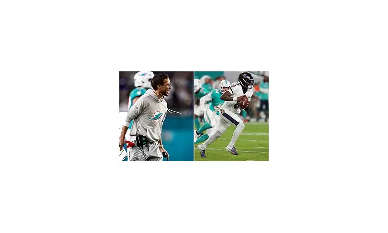Miami Dolphins Coach Mike McDaniel's Sideline Meltdown Goes Viral After Ravens Demolition