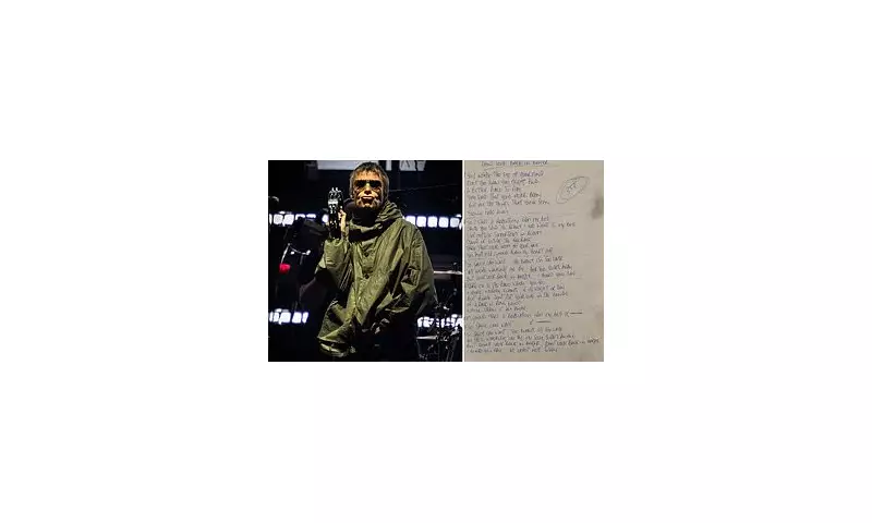 Noel Gallagher's Handwritten 'Don't Look Back In Anger' Lyrics Sell For Staggering £20,000 In Fierce Bidding War