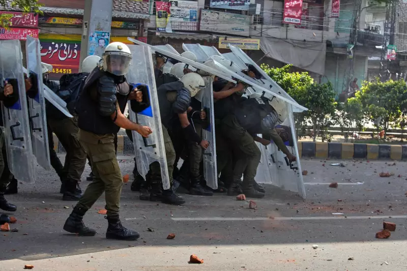 Pakistan Police Clash with Islamist Protesters in Lahore: Multiple Officers Injured in Violent Confrontation