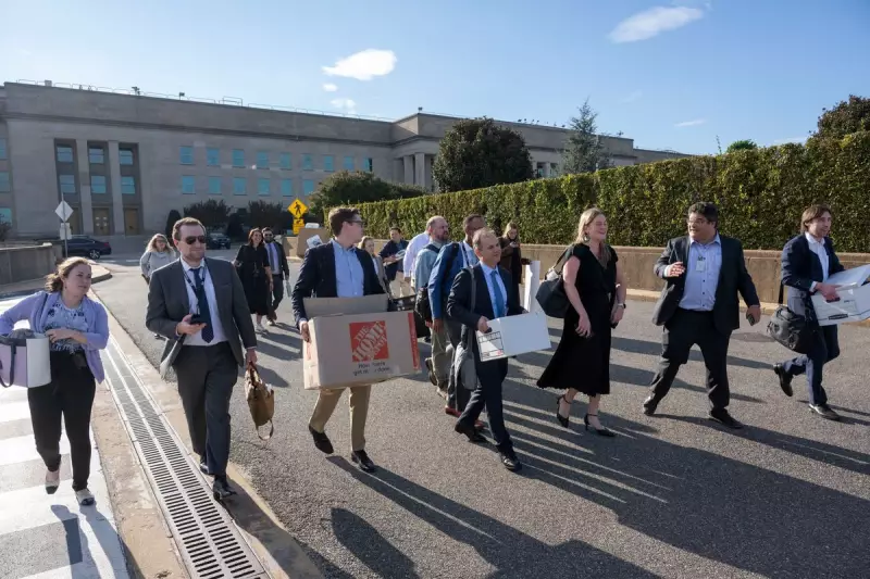 Pentagon Press Corps Stages Mass Walkout During Pete Hegseth Briefing in Extraordinary Protest