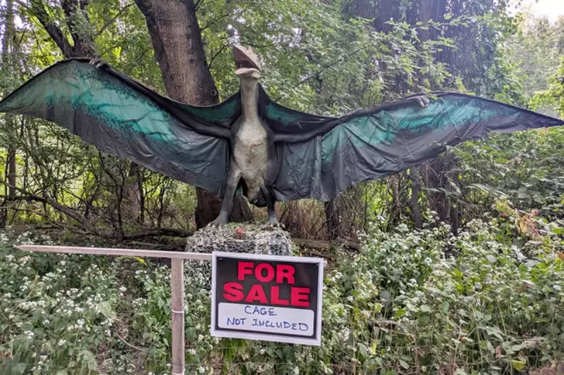 Prehistoric Giant Sells for Six Figures: New Jersey's Iconic Dinosaur Statue Finds New Owner