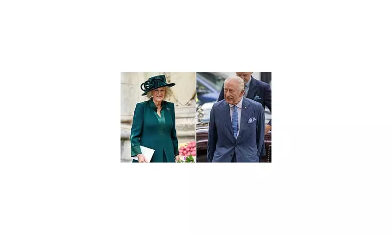 Queen Camilla Stuns in Emerald Elegance at Harvest Festival as King Charles Attends Australian Engagement