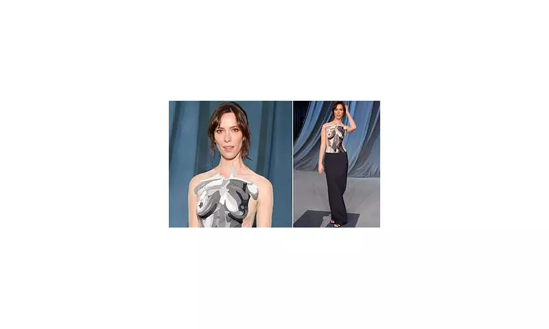 Rebecca Hall Stuns in Daring Semi-Sheer Gown at Academy Museum Gala