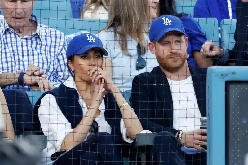 Royal Pitch! Prince Harry and Meghan Markle Make Surprise Appearance at MLB World Series