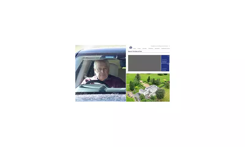 Royal Purge: Prince Andrew Erased from Official Family Website in Dramatic Titles Stripping