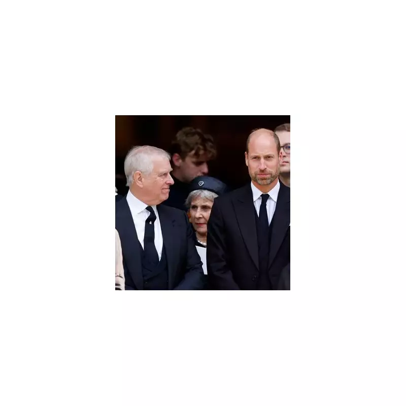 Royal Rift Revealed: William's Icy Stare at Andrew During Major Palace Event