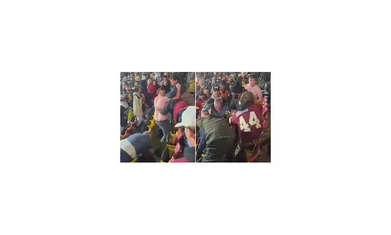Shocking Brawl Erupts Among Washington Commanders Fans During Chicago Bears Clash | NFL Stadium Violence