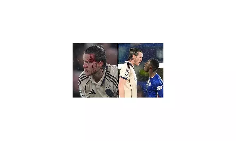Shocking Injury Halts Champions League Clash as Manchester United Flop Suffers Gruesome Head Wound