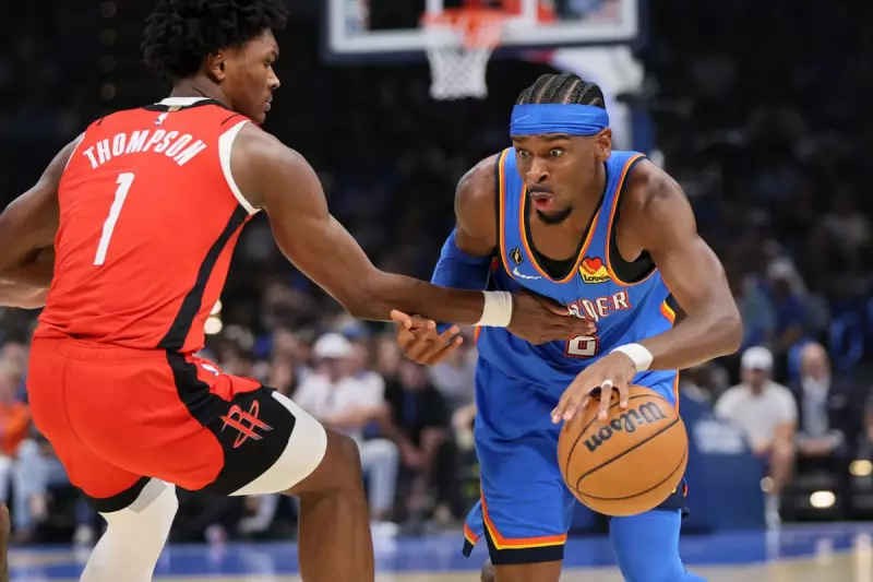 Thunder Edge Out Durant's Rockets in Epic Double-OT Thriller After Championship Banner Ceremony