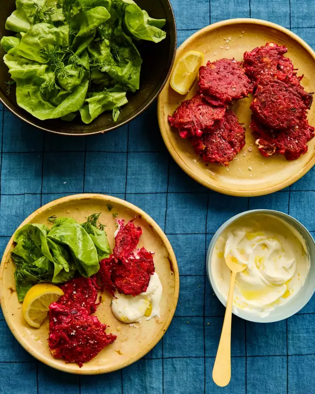 Transform Your Midweek Meals: Rukmini Iyer's Vibrant Beetroot & Apple Fritters Recipe