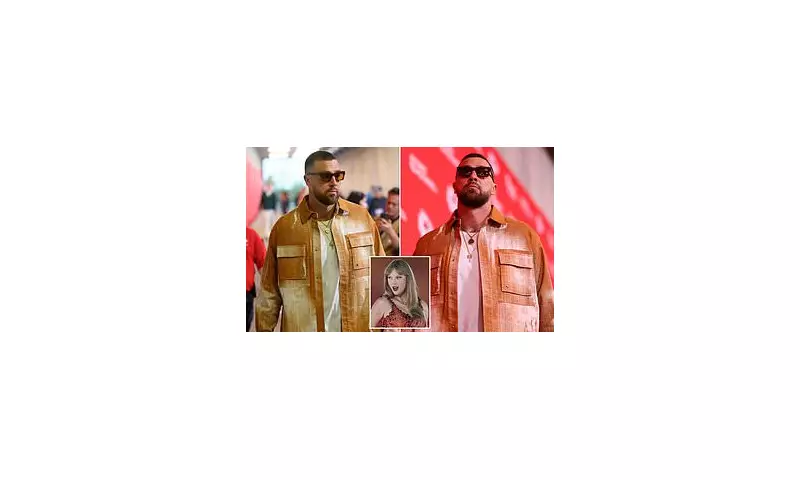 Travis Kelce Stuns in Vibrant Orange Outfit at Chiefs vs Commanders Game