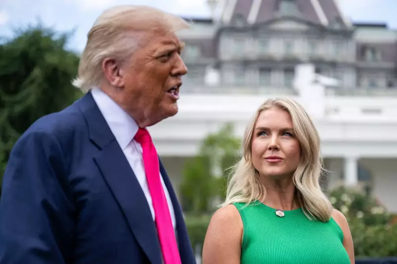 Trump Spokesperson Karoline Leavitt Mocked for Unusual Lip Gloss Amid Media Blackout
