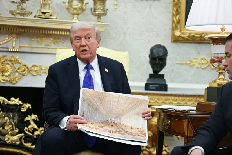 Trump's Bizarre Ballroom Rant: Ex-President Attacks Media in Unhinged White House-Style Video