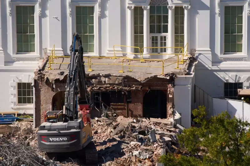 Trump's Demolished East Wing Facade Finds Controversial New Home at Met Museum