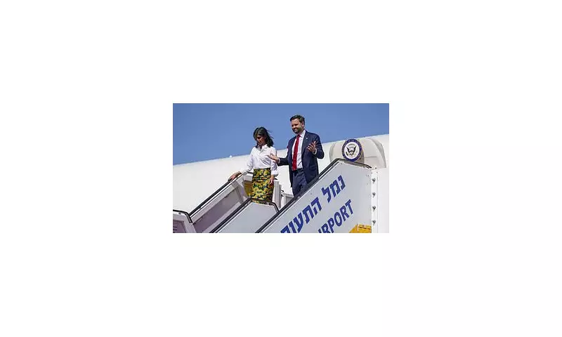 Trump's Son and Daughter-in-Law Touch Down in Israel as Former President's Gaza Peace Plan Hangs in Balance