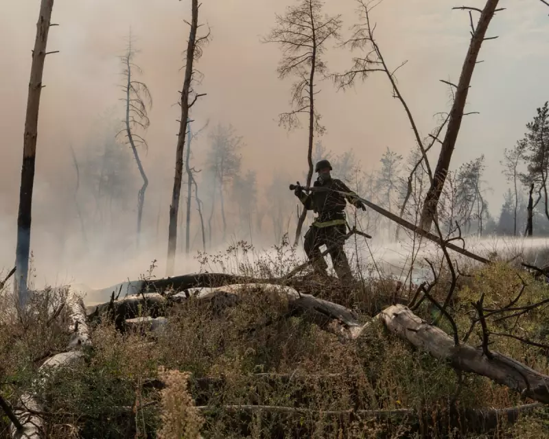 Ukraine's Fiery Crisis: How Russian Drones and Mines Are Fueling Catastrophic Wildfires