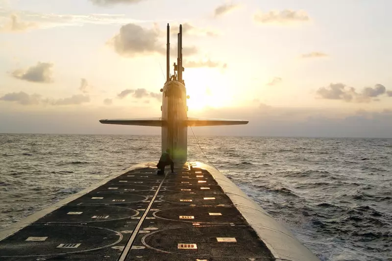 US Navy's Secret Nuclear Submarine USS Wyoming Spotted in Rare Public Appearance