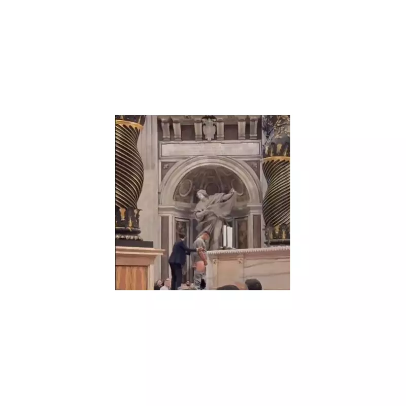 Vatican Outrage: Tourist Caught Urinating on Historic Pope Leo XIII Monument