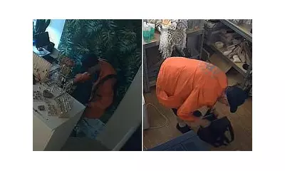 Daring Thief's Midnight Tour of Luxury Marylebone Boutique Caught on Camera | Exclusive CCTV Footage