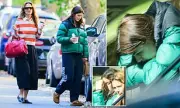 A Mother's Comfort: Katie Holmes Tenderly Supports Downcast Daughter Suri Cruise During New York Outing
