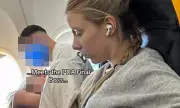 Are Plane Passengers Crossing The Line With Public Displays Of Affection? Social Media Divided Over Couple's In-Flight Antics