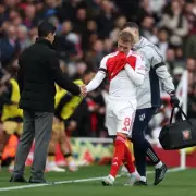 Arsenal Captain Martin Odegaard Spotted in Knee Brace - Major Fitness Concern Before Crucial Matches