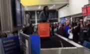 Baggage System Collapse: Airport Worker Forced to Manually Haul Luggage in Shocking Health and Safety Breach
