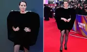 Claire Foy Stuns in Dramatic Black Gown at London Film Festival Premiere