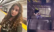 Daredevil Teens Risk Everything Riding Outside Moving Subway Trains in Shocking New York Trend