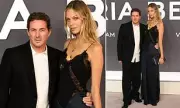 David Beckham's Best Friend Dave Gardner Towers Over Model Girlfriend Jessica Clarke During Stylish London Outing