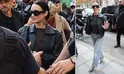 Demi Lovato escorted by French police after enthusiastic fan greeting at Paris Fashion Week