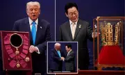 Donald Trump's Golden Crown: Former President Receives Bizarre Honour During South Korea Speech