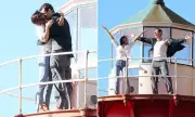 Dua Lipa's Ex Callum Turner Shares Passionate Kiss with Monica Barbaro On Set of New Rom-Com 'One Night Only'