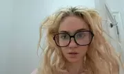 Grimes Stuns Fans With Mysterious Circular Face Tattoo - Critics Compare It to Ringworm