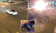 Heroic New Mexico Police Rescue Man From Burning Vehicle After Terrifying Crash