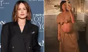 Jesinta Franklin Shows Off Her Growing Baby Bump in Stunning Sydney Outing