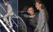 Kate Middleton's Incredible Aircraft Stair Climb Leaves Royal Fans Speechless