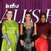 Kim Kardashian Stuns in Leather & Chains: SKIMS Founder's Bold Fashion Statement Turns Heads