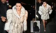 Kim Kardashian's Fur Coat Stuns at Paris Fashion Week as Leonardo DiCaprio Makes Surprise Appearance