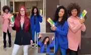 Kim Kardashian's Unrecognisable Halloween Transformation: North West and Kris Jenner Join TikTok-Inspired Family Costume