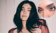Kylie Jenner Sparks Online Backlash After Claiming Her Green Eyes Are 'Natural'