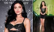 Kylie Jenner Stuns in Dazzling Swarovski Gown With Daring Neckline at Star-Studded Event