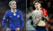 Man Utd Star Garnacho Unveils Bold New Neck Tattoo - Fans Stunned by Dramatic Ink