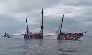 Maritime Disaster: Pirate-Themed Tourist Ship Sinks Off Mexican Coast in Dramatic Incident