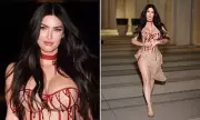 Megan Fox Stuns in Corset Fashion Show Months After Welcoming Baby with Machine Gun Kelly
