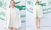 Michelle Williams Steals the Spotlight at Paris Fashion Week in Daring White Mini Dress